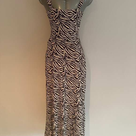 Charlotte Russe Maxi dress zebra print - Picture 4 of 9